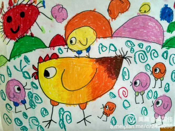 母鸡小鸡一家亲