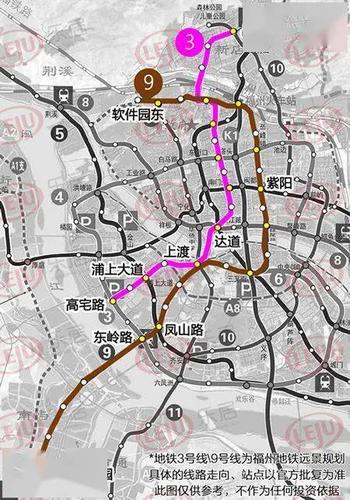 通往闽侯南屿的或是地铁9号线……_福州市