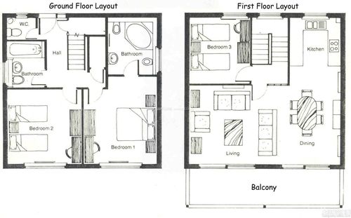 房间设计平面图 复式楼