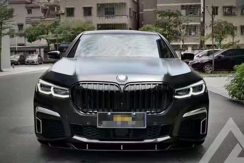 膜呗改色案例宝马7系改色电光金属黑黑武士加身很霸气