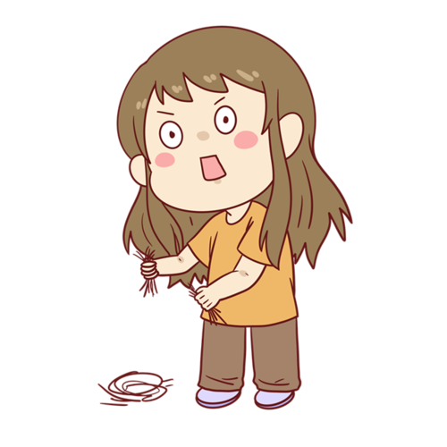 秃头少女表情包