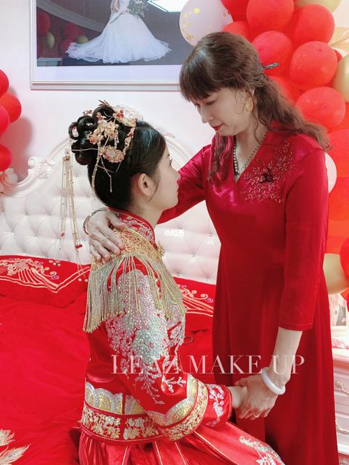 妈妈的小棉袄就要出嫁啦90_化妆师_婚礼_新娘_棉袄