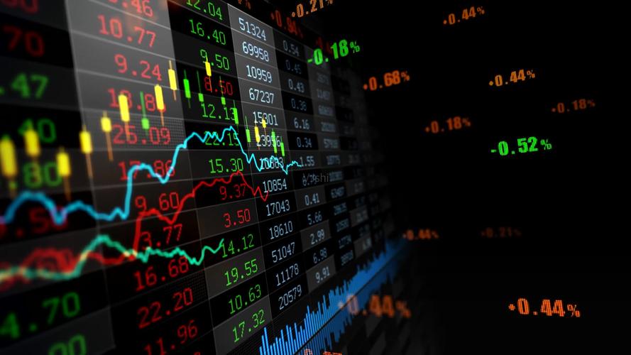 股票走势数据分析背景素材