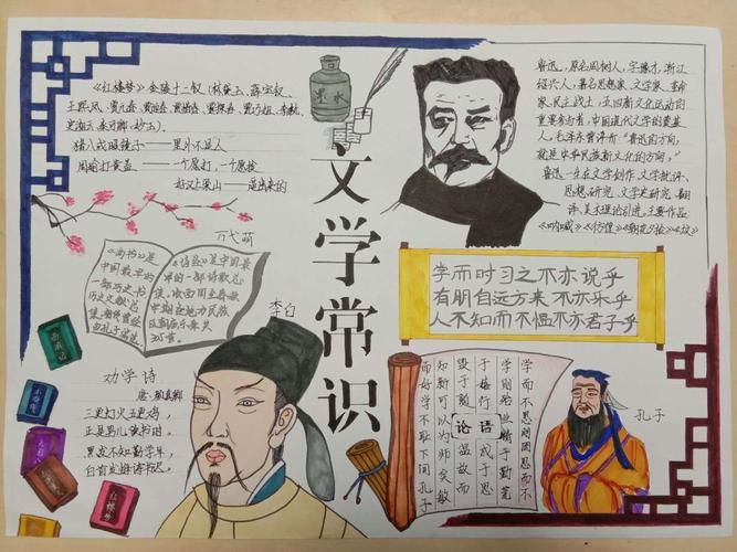 书山寻宝学子勤——扶余市实验小学线上系列活动之六年手抄报比赛作品