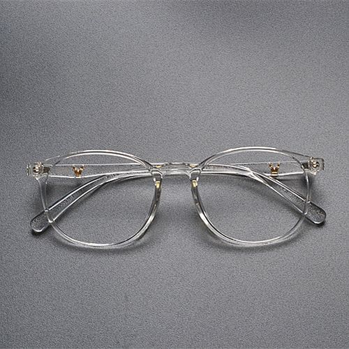 透明眼镜框女近视韩国原宿白色复古平光防辐射装饰眼睛架配成品潮
