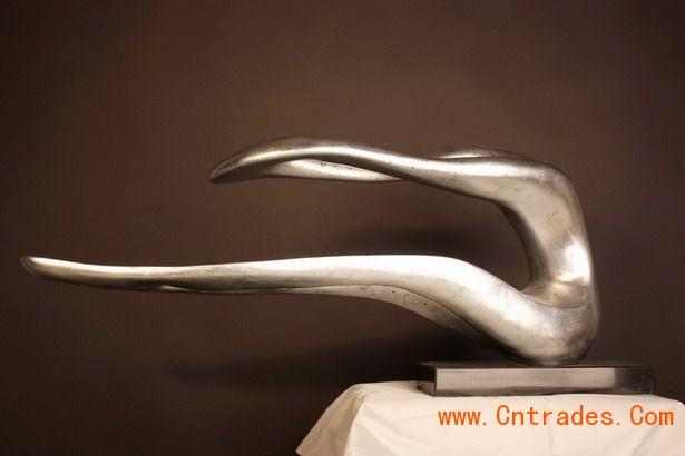 跳水运动人物雕塑 贴箔树脂工艺品 定制树脂艺术摆件