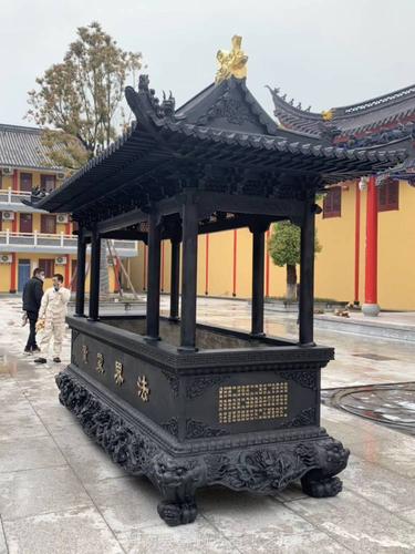 安徽铜香炉定做厂家宿州寺院铸铜大香炉