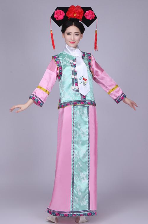 清朝古装还珠格格服装满族演出服推荐