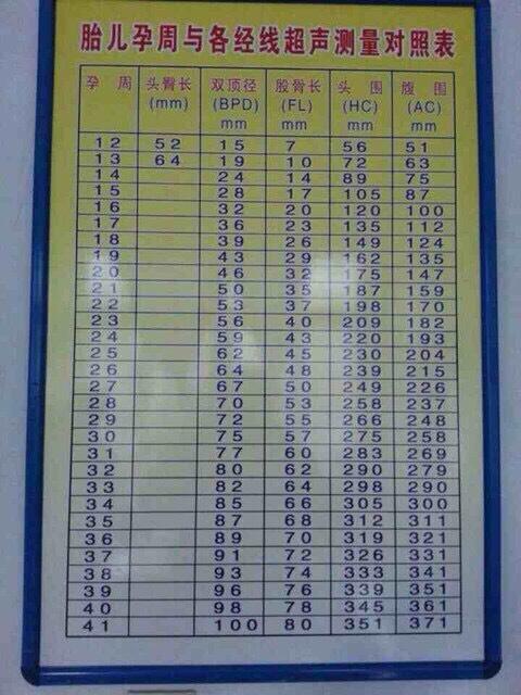宝妈们31周宝宝双顶径跟股骨长是多少?
