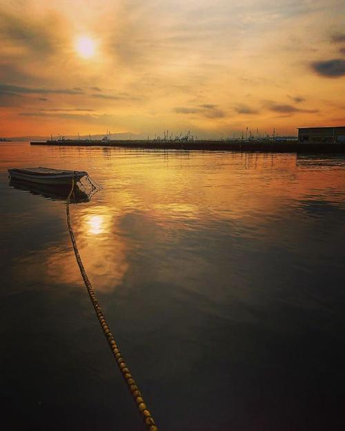 夕阳下的人间浪漫