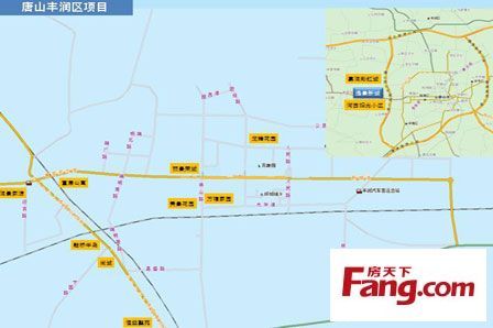 唐山丰润区项目分布图