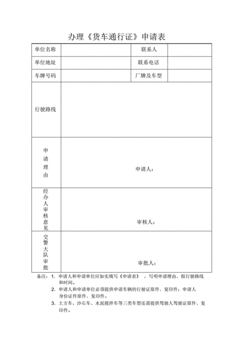 办理《货车通行证》申请表.pdf 3页