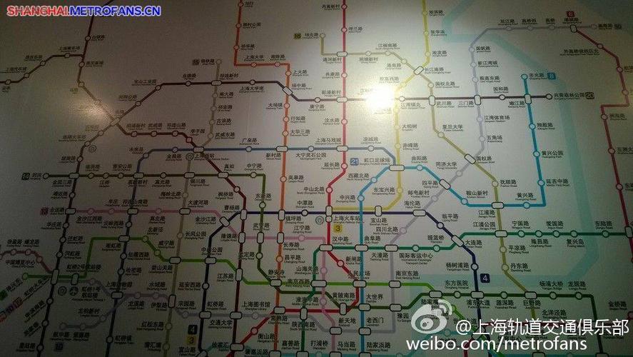 2030年上海轨道交通网络规划图一览