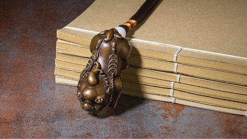 铜师傅 全铜手把件 《涨薪神器之二》家居工艺品 饰品