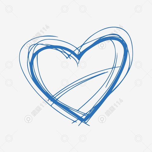 标签:手绘爱心线条爱心装饰元素节日喜庆情人节元素