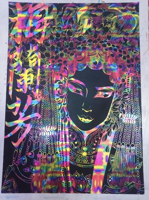 刮画(作品集第一张)