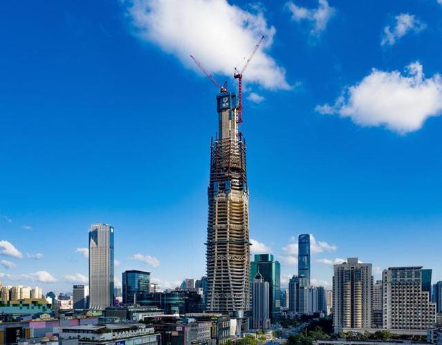 388米的深圳在建第一高楼明年竣工建设过程竟有绝活家门口的大项目