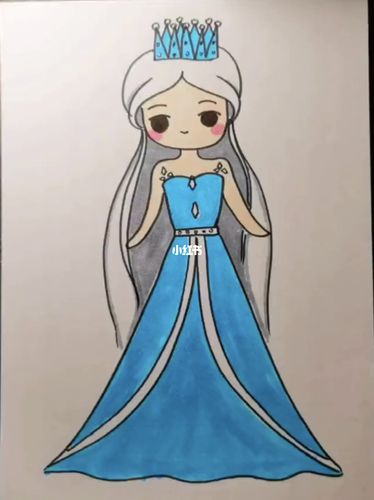 冰雪公主简笔画_简笔画_知识_艺术