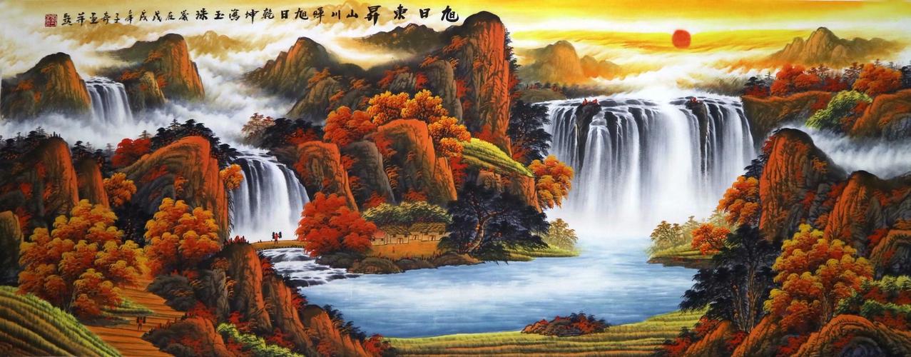 名家最美最好的山水风水画聚宝盆都在这里,喜欢的朋友