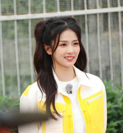 元气满满的白鹿大笑好甜不做作的女生太圈粉了