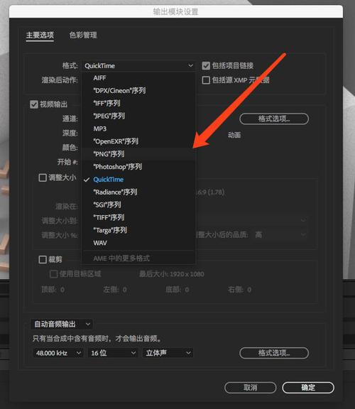 pr&ae如何导成一帧一帧的图片?