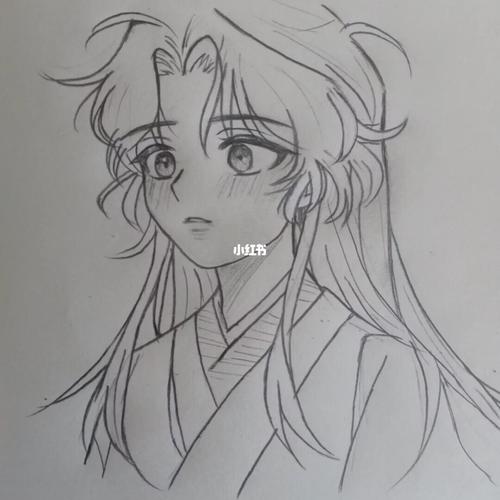 教你画 洛冰河_简笔画_简笔画教程_文化_绘画