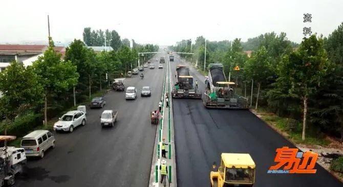 7月底全面通车安丘大西环段s222央赣路大中修工程即将完工