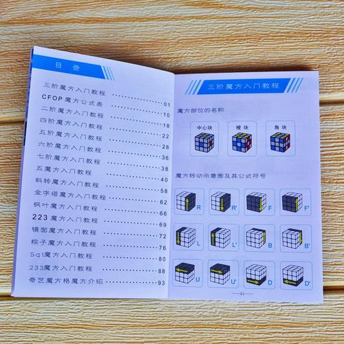 速拧盲拧练习训练高级三阶魔方公式教程书说明图口诀全套二四五阶