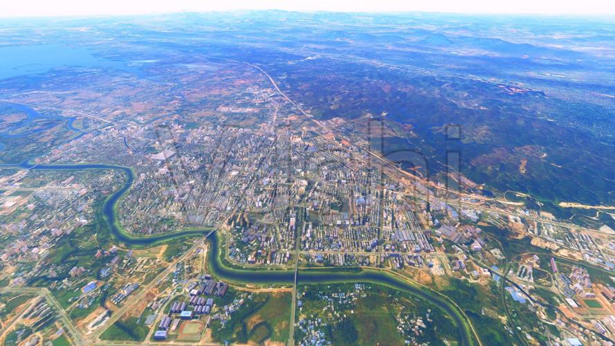 4k广西壮族自治区钦州市航拍