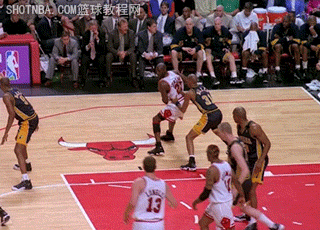 乔丹滞空跳投的空中整体性