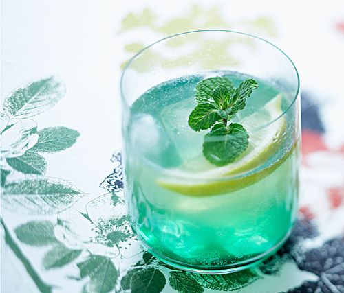 薄荷,绿茶,鸡尾酒