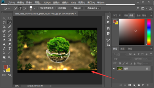 ps中怎样把图片剪切成心形?