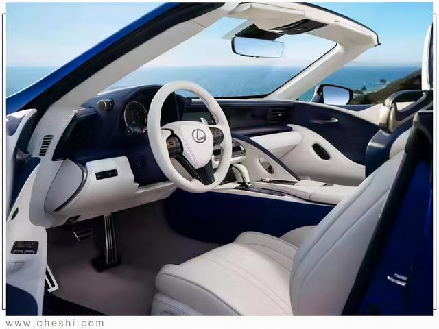 雷克萨斯lc敞篷版内饰官图发布内饰新配色选择