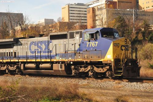 美国的火车头和我们的也不太一样,这个是货车的车头.