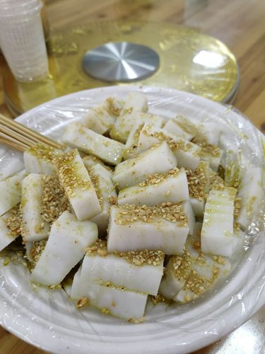 湛江特色小食叫簸箕炊,下午茶来了,吃完下午茶继续下一景点