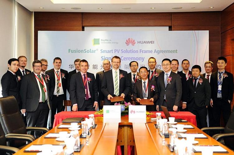 华为向bayware供应400兆瓦光伏逆变器