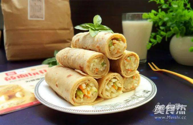 每日一菜 | 莜麦土豆丝卷饼