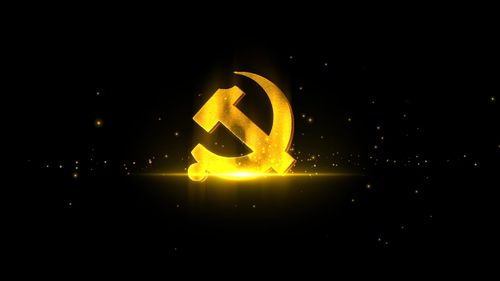 金色党徽党政展示