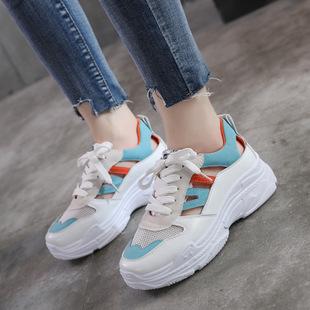 夏季透气运动鞋女