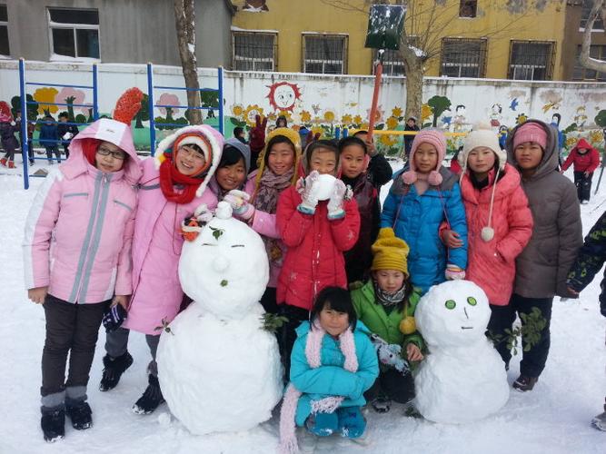 堆雪人_高区二小五年一班_新浪博客