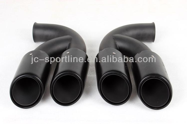 glossy black auto car tailpipe,muffler exhaust tips(v8) for