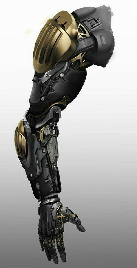 兴趣 绘画 一组酷炫十足的机械手臂参考素材