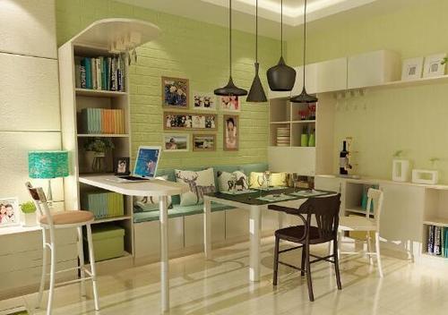 为了让小户型餐厅设计更加美观且实用,越来越多人家里都开始打造卡座