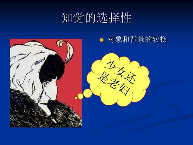 知觉的选择性   对象和背景的转换