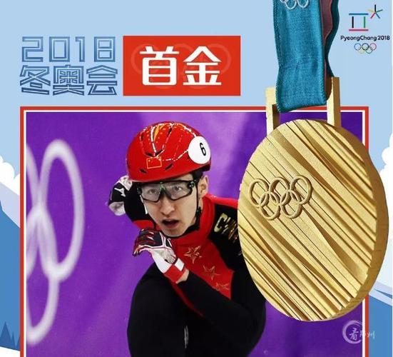 冬奥会首金!破世界纪录!中国选手武大靖夺得500米短道速滑冠军