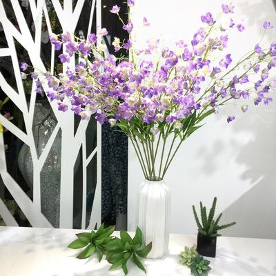 高档仿真花铃兰花 厂家批发吊钟风铃花天津欣雅花艺