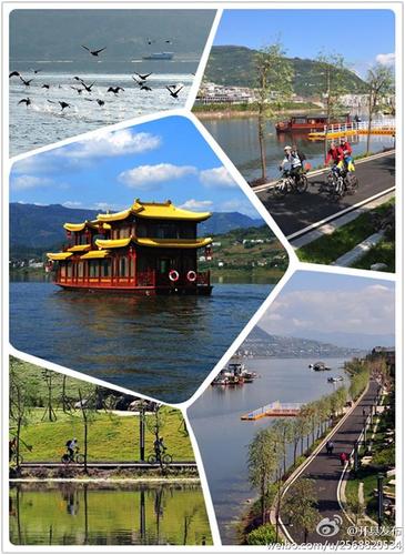 重庆十一黄金周开县汉丰湖旅游异常火爆