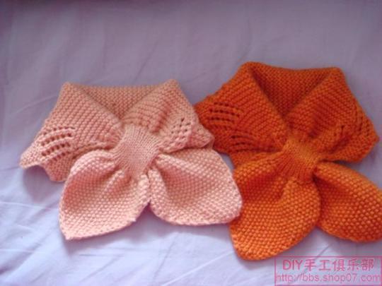 小蝴蝶围巾编织方法