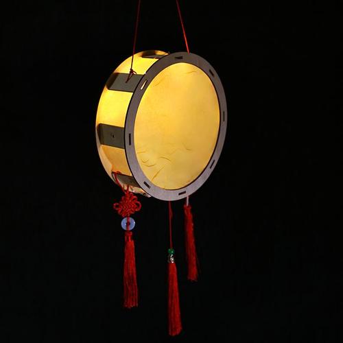元宵节灯笼diy圆形手工花草创意古风汉服手提灯笼