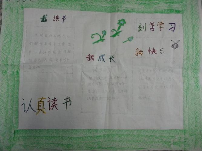 假期优秀手抄报(二)